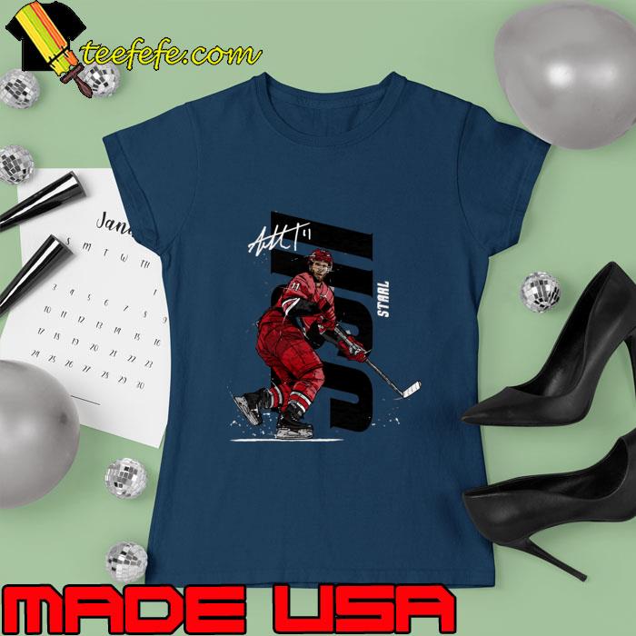 Jordan Staal Signature A Canadian Hockey Carolina Hurricanes NHL Vertical T-Shirt Ladies tee Jordan Staal Signature A Canadian Hockey Carolina Hurricanes NHL Vertical T-Shirt Ladies tee