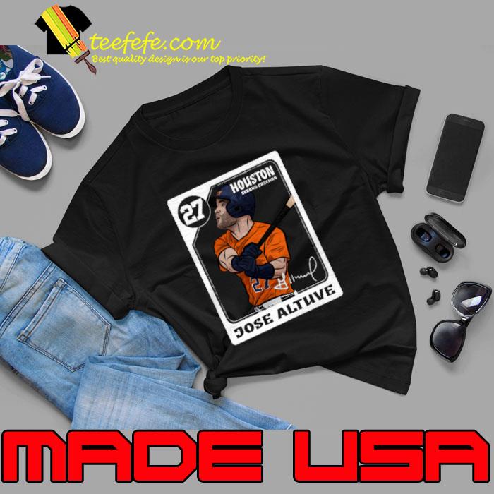 Jose Altuve signature a Venezuelan second baseman Houston Card T-Shirt