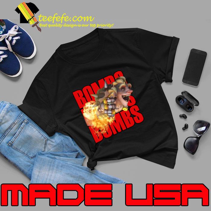 Junkrat rocket with bombs bombs bombs T-Shirt