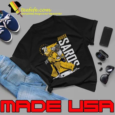 Juuse Saros Nashville Vintage Signature T-Shirt