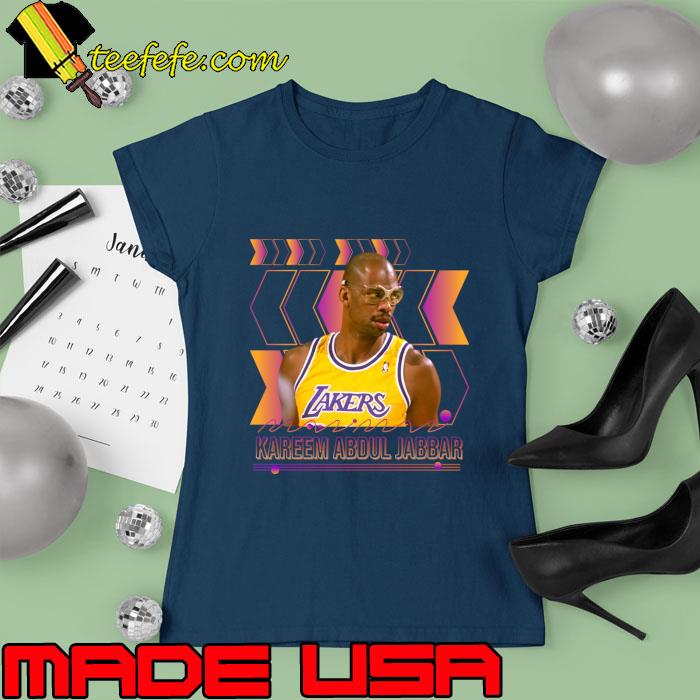 Kareem Abdul Jabbar Basketball Played 20 Seasons LA Lakers NBA T-Shirt Ladies tee Kareem Abdul Jabbar Basketball Played 20 Seasons LA Lakers NBA T-Shirt Ladies tee
