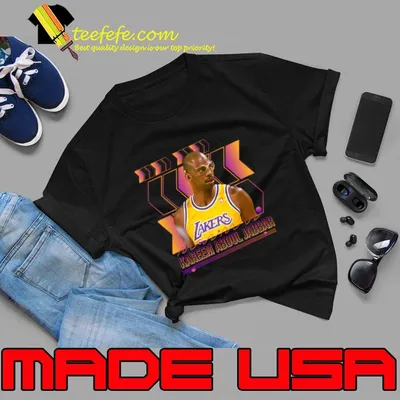 Kareem Abdul Jabbar Basketball Played 20 Seasons LA Lakers NBA T-Shirt