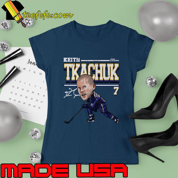 Keith Tkachuk St. Louis Cartoon Signature T-Shirt Ladies tee Keith Tkachuk St. Louis Cartoon Signature T-Shirt Ladies tee