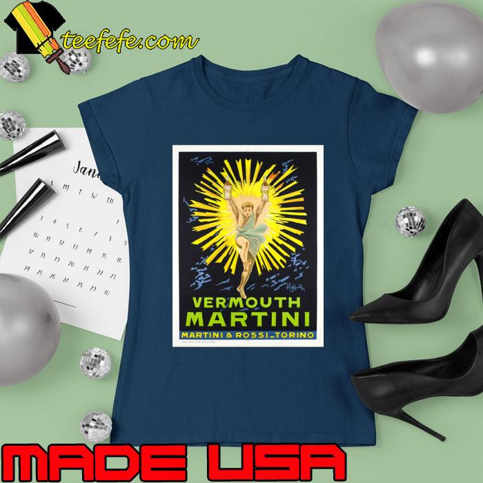 Leonetto Cappiello Poster Vermouth Martini T-Shirt Ladies tee Leonetto Cappiello Poster Vermouth Martini T-Shirt Ladies tee