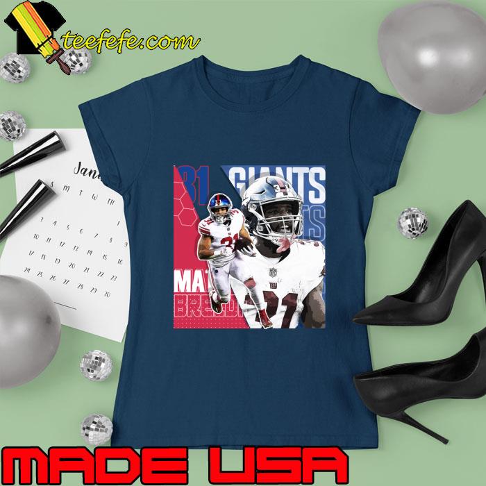 Matt Breida Football Poster Giants T-Shirt Ladies tee Matt Breida Football Poster Giants T-Shirt Ladies tee