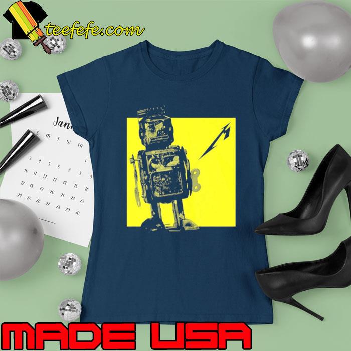 Metallica 72 Seasons Burnt Robot Shirt Ladies tee Metallica 72 Seasons Burnt Robot Shirt Ladies tee