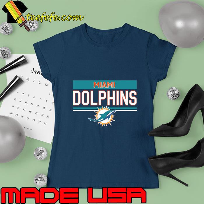 Miami Dolphins Symbol Dolpjon Sports T-Shirt Ladies tee Miami Dolphins Symbol Dolpjon Sports T-Shirt Ladies tee