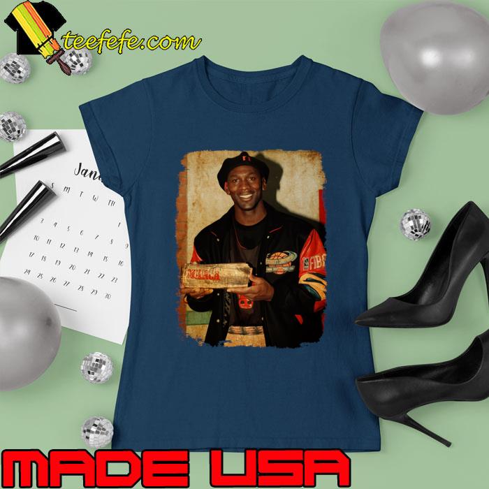 Michael Jordan basketball player and businessman An American Vintage T-Shirt Ladies tee Michael Jordan basketball player and businessman An American Vintage T-Shirt Ladies tee