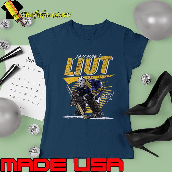 Michael Liut St. Louis Comet Signature T-Shirt Ladies tee Michael Liut St. Louis Comet Signature T-Shirt Ladies tee