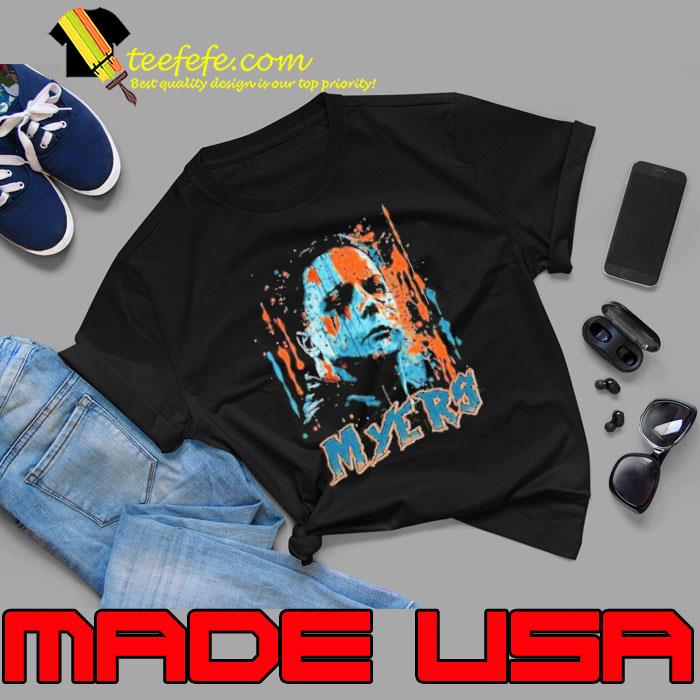 Michael Myers Graphic Fictional Character Birthday Halloween 2023 watercolor shirt Michael Myers Graphic Fictional Character Birthday Halloween 2023 watercolor shirt