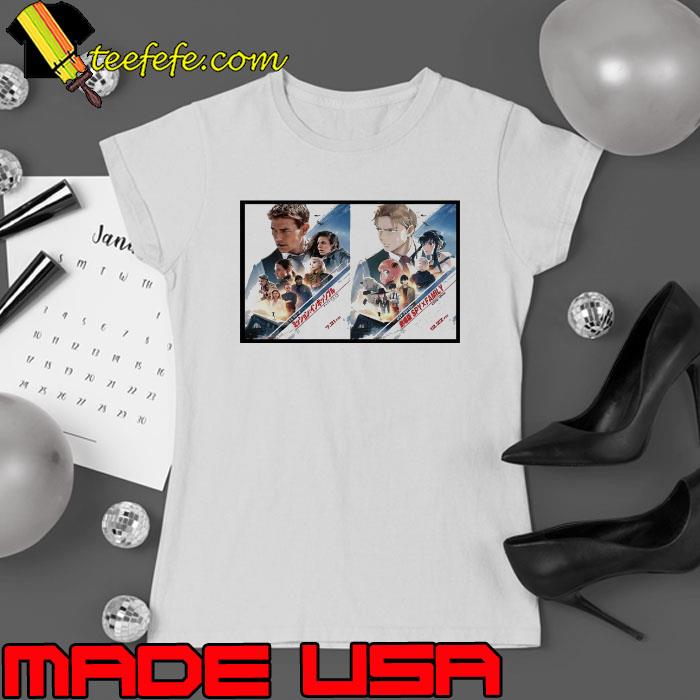 Mission Impossible 7 x Spy x Family Code 2023 Poster s Ladies tee Mission Impossible 7 x Spy x Family Code 2023 Poster s Ladies tee