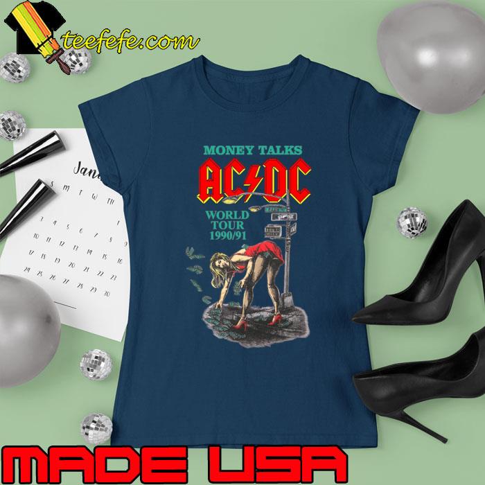 AC/DC MONEY TALKS 1990/1991 Tour tee | nate-hospital.com