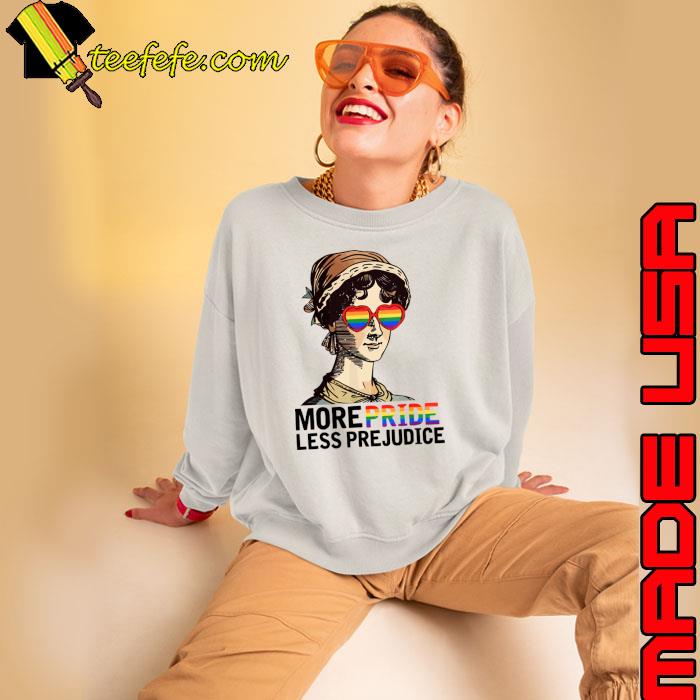 More Pride Less Prejudice Wear Glasses LGBT Gay Pride Month T-Shirt