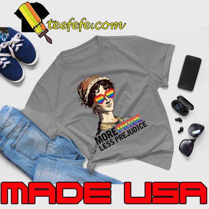 More Pride Less Prejudice Lgbt Gay Proud Pride Month T-Shirt Unisex More Pride Less Prejudice Lgbt Gay Proud Pride Month T-Shirt Unisex
