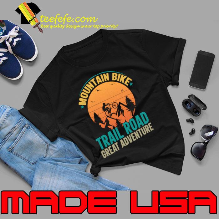 Mountain Bike Trail Road great adventure cycling vintage T-Shirt