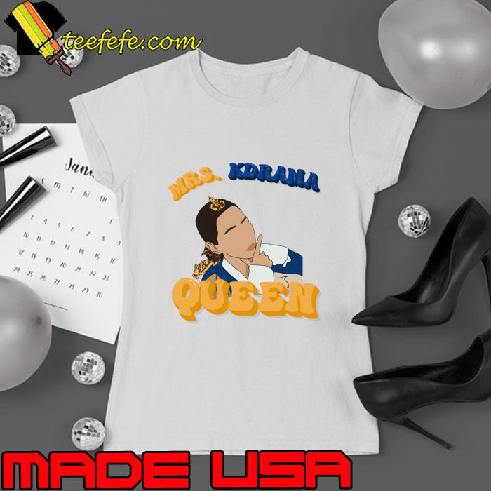 Mr Queen Korean Drama Illustration Mrs Kdrama Queen in cute typography T-Shirt Ladies tee Mr Queen Korean Drama Illustration Mrs Kdrama Queen in cute typography T-Shirt Ladies tee