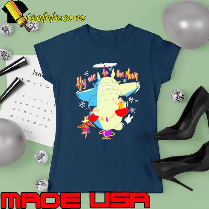 My Neighbor Totoro Fly Me to the Moon s Ladies tee My Neighbor Totoro Fly Me to the Moon s Ladies tee