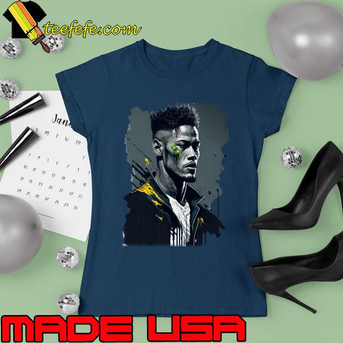 Neymar junior splash brazilian football T-Shirt Ladies tee Neymar junior splash brazilian football T-Shirt Ladies tee