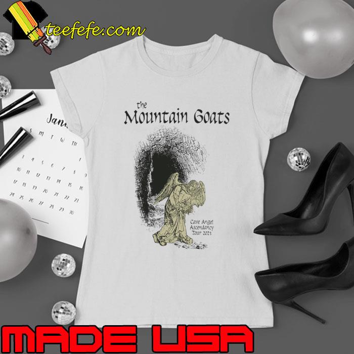Nice the Mountain Goats Cave Angel Ascendancy Tour T-Shirt Ladies tee Nice the Mountain Goats Cave Angel Ascendancy Tour T-Shirt Ladies tee