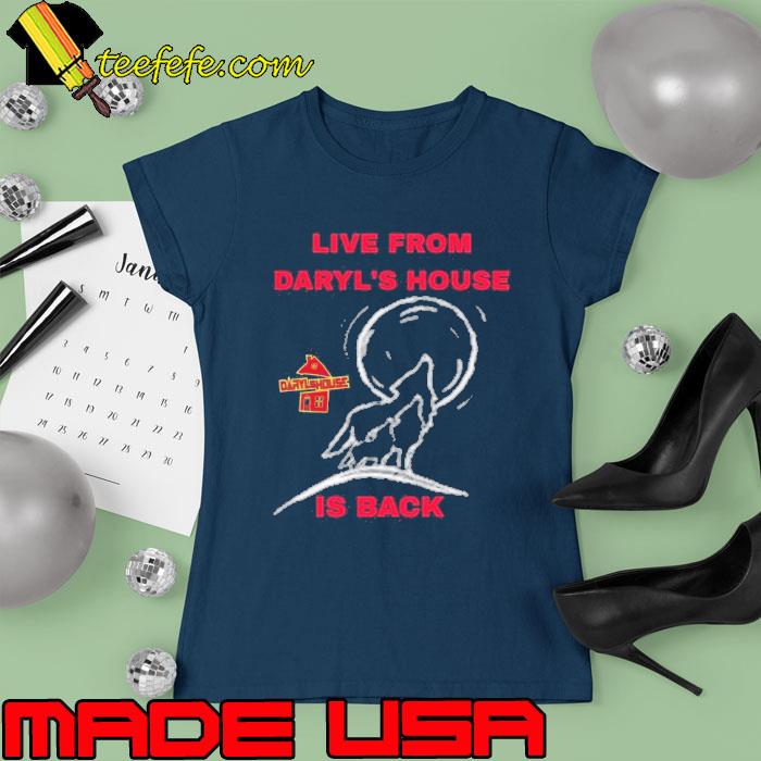 Official live from daryl's house is back wolf moon s Ladies tee Official live from daryl's house is back wolf moon s Ladies tee
