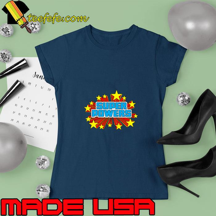 Old School Super Powers T-Shirt Ladies tee Old School Super Powers T-Shirt Ladies tee