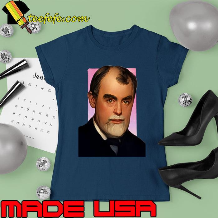 Original english Writer Samuel Butler illustration T-Shirt Ladies tee Original english Writer Samuel Butler illustration T-Shirt Ladies tee