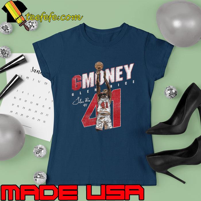 Original glen Rice Miami G-Money Signature T-Shirt Ladies tee Original glen Rice Miami G-Money Signature T-Shirt Ladies tee