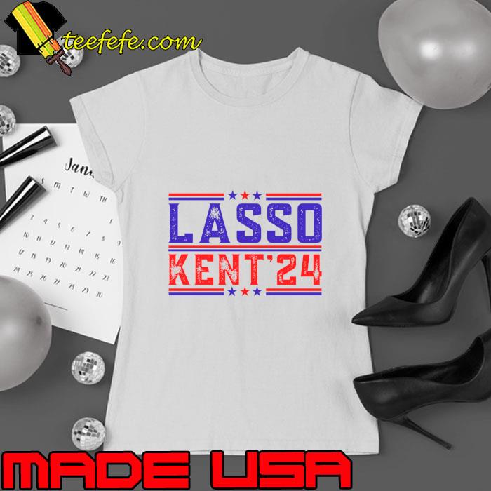 Original lasso Kent 24 Stars Line Red Blue Sport T-Shirt Ladies tee Original lasso Kent 24 Stars Line Red Blue Sport T-Shirt Ladies tee