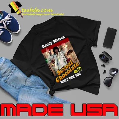 Original randy Watson and Sexual Chocolate World Tour 1988 T-Shirt