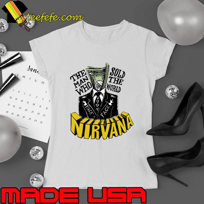 Original the man who sold the world Nirvana nirvana illustrations T-Shirt Ladies tee Original the man who sold the world Nirvana nirvana illustrations T-Shirt Ladies tee