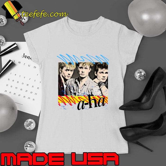 Original Vintage Styled 1980s A-Ha Singer T-Shirt Ladies tee Original Vintage Styled 1980s A-Ha Singer T-Shirt Ladies tee