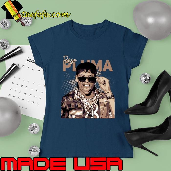 Peso pluma wear sunglasses music rock mexican rapper T-Shirt Ladies tee Peso pluma wear sunglasses music rock mexican rapper T-Shirt Ladies tee
