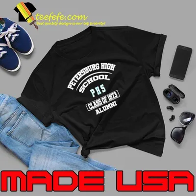 Petersburg high school class of 1973 alumni shirt