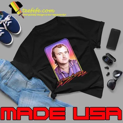 Phil Collins English singer Signature T-Shirt