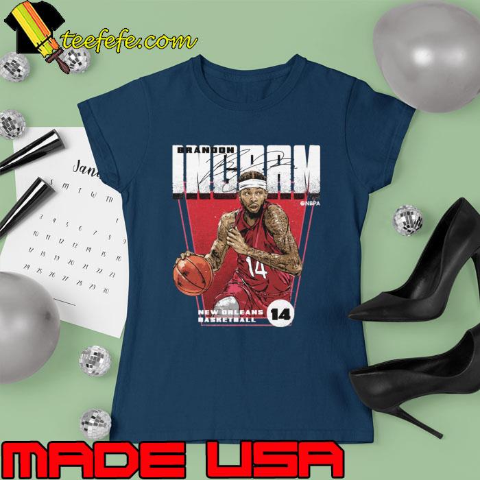 Premium brandon Ingram New Orleans Premiere Signature T-Shirt Ladies tee Premium brandon Ingram New Orleans Premiere Signature T-Shirt Ladies tee