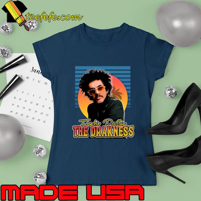 Premium retro Frankie Poullain the bass player for rock band The Darkness T-Shirt Ladies tee Premium retro Frankie Poullain the bass player for rock band The Darkness T-Shirt Ladies tee