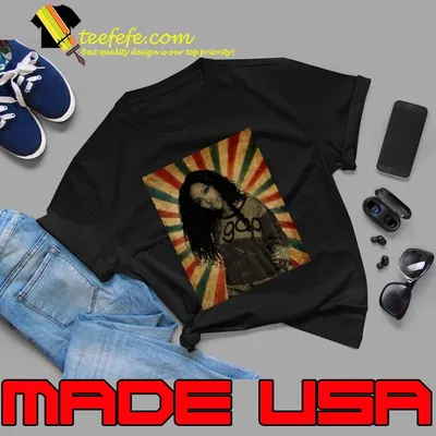 Premium sZA Photo Retro Look Fan T-Shirt