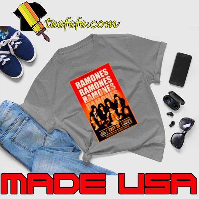 Ramones road to ruin u.s tour 1979 star 2208 elliston place T-Shirt Unisex Ramones road to ruin u.s tour 1979 star 2208 elliston place T-Shirt Unisex