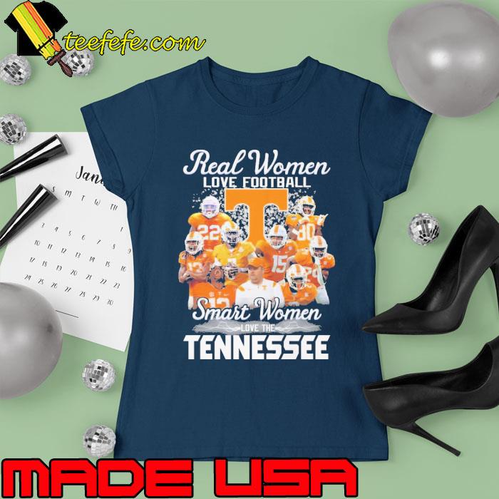 Real women love football smart women tennessee s Ladies tee Real women love football smart women tennessee s Ladies tee