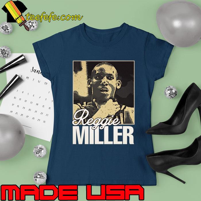 Reggie Miller An American Basketball NBA 18 Years Vintage T-Shirt Ladies tee Reggie Miller An American Basketball NBA 18 Years Vintage T-Shirt Ladies tee