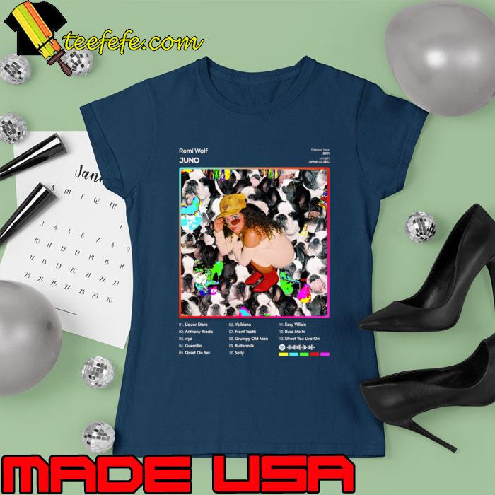 Remi Wolf Juno Tracklist Album T-Shirt Ladies tee Remi Wolf Juno Tracklist Album T-Shirt Ladies tee