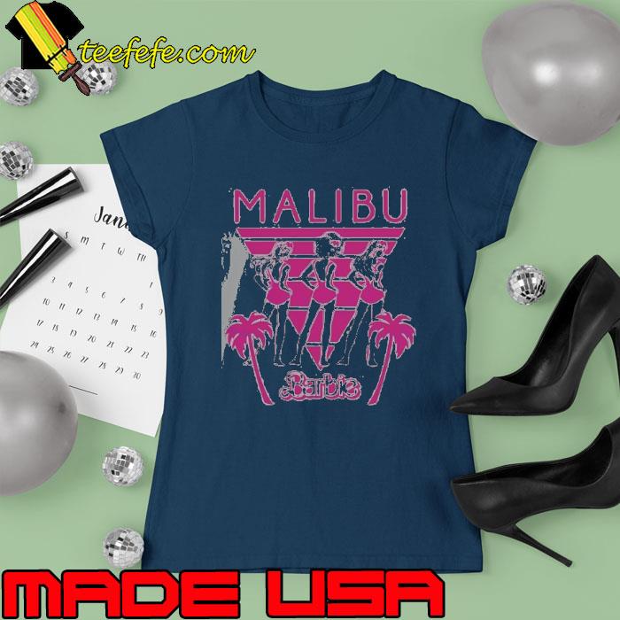 Retro Barbie Malibu Barbie Beach Vibes Palms Tree s Ladies tee Retro Barbie Malibu Barbie Beach Vibes Palms Tree s Ladies tee