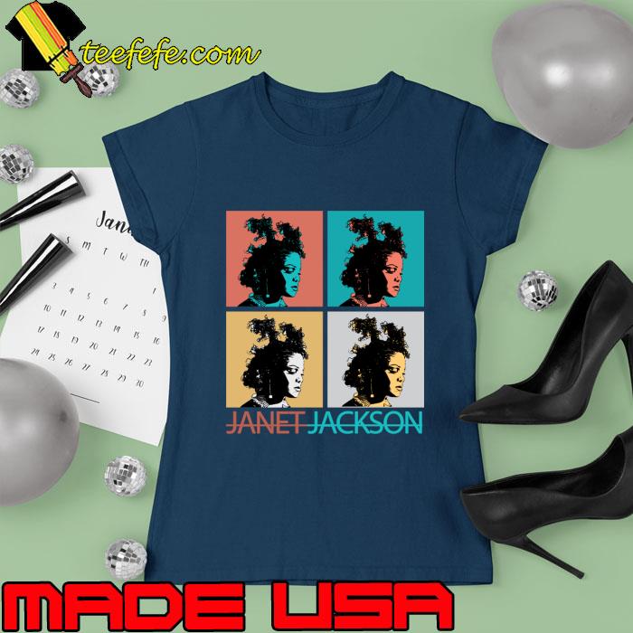 Retro Pop Art Janet Jackson Together Again Fan Art T-Shirt Ladies tee Retro Pop Art Janet Jackson Together Again Fan Art T-Shirt Ladies tee