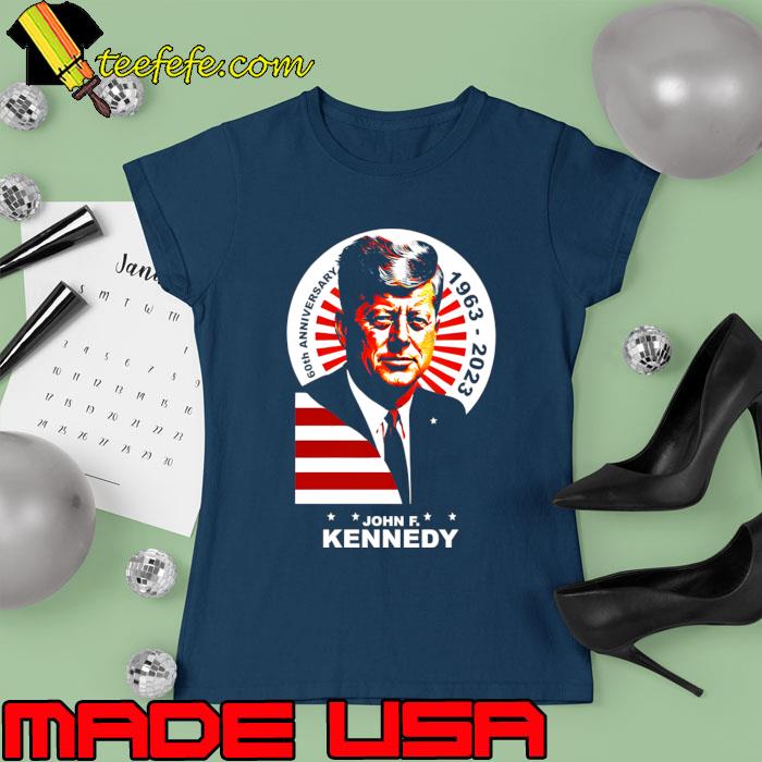 Retro President Kennedy Dallas 1963 2023 60th anniversary usa flag T-Shirt Ladies tee Retro President Kennedy Dallas 1963 2023 60th anniversary usa flag T-Shirt Ladies tee