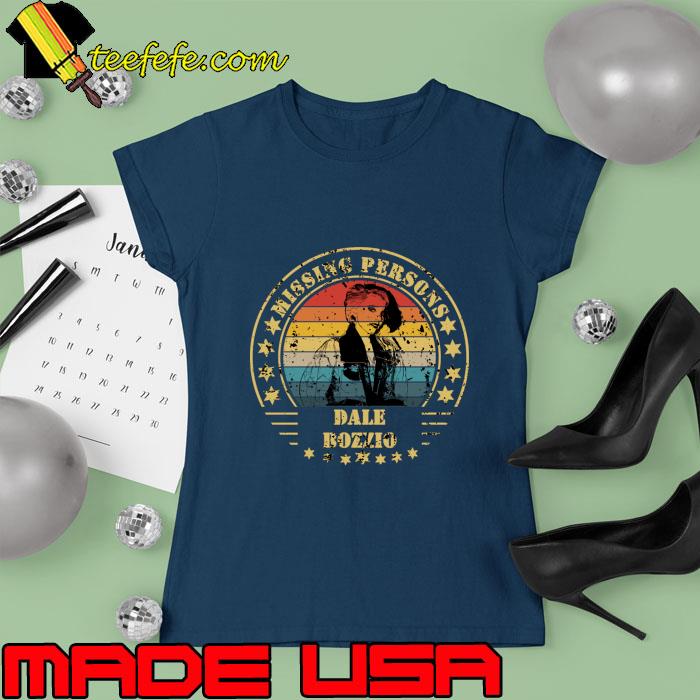 Retro Sunset Missing Persons Dale Bozzio Stars T-Shirt Ladies tee Retro Sunset Missing Persons Dale Bozzio Stars T-Shirt Ladies tee