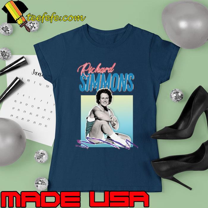 Richard Simmons 90s Style Singer T-Shirt Ladies tee Richard Simmons 90s Style Singer T-Shirt Ladies tee