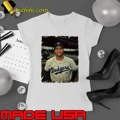 Roy Campanella an American Baseball Player in Los Angeles Dodgers T-Shirt