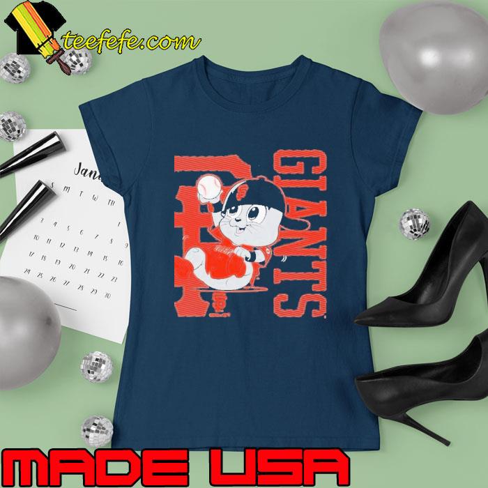 San Francisco Giants Infant Mascot Mouse Football s Ladies tee San Francisco Giants Infant Mascot Mouse Football s Ladies tee
