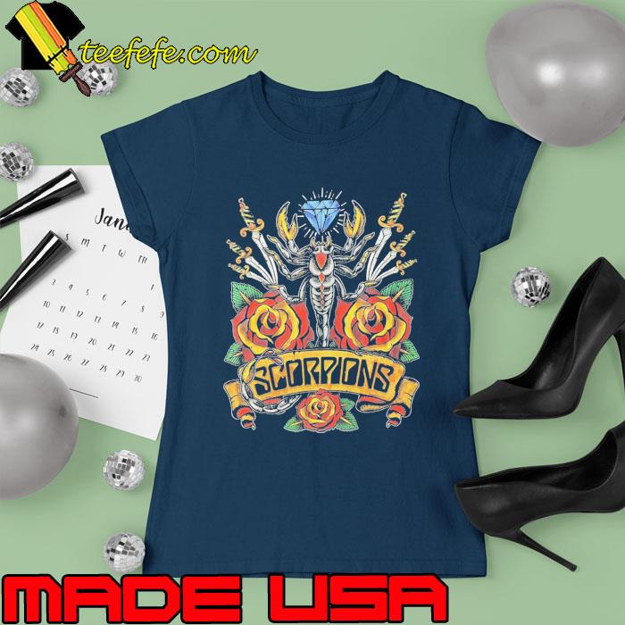 Scorpions Traditional Tattoo Shirt Ladies tee Scorpions Traditional Tattoo Shirt Ladies tee