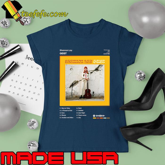 Shannon Lay Geist Tracklist Album T-Shirt Ladies tee Shannon Lay Geist Tracklist Album T-Shirt Ladies tee